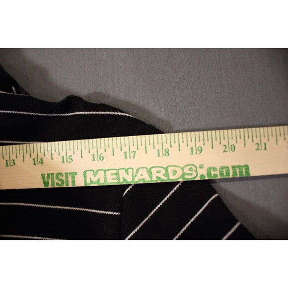 Lacoste Polo Shirt Black Striped Cotton Gray ALLIGATOR Sz 5 Us Sz M - Picture 4 of 10